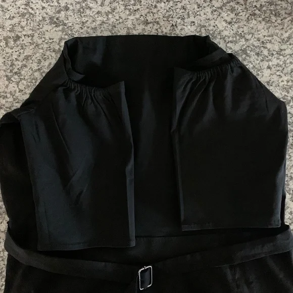 SEA New York Little Black Cocktail Dress off the Shoulder Linen/Cotton Sz 10 - Picture 16 of 16